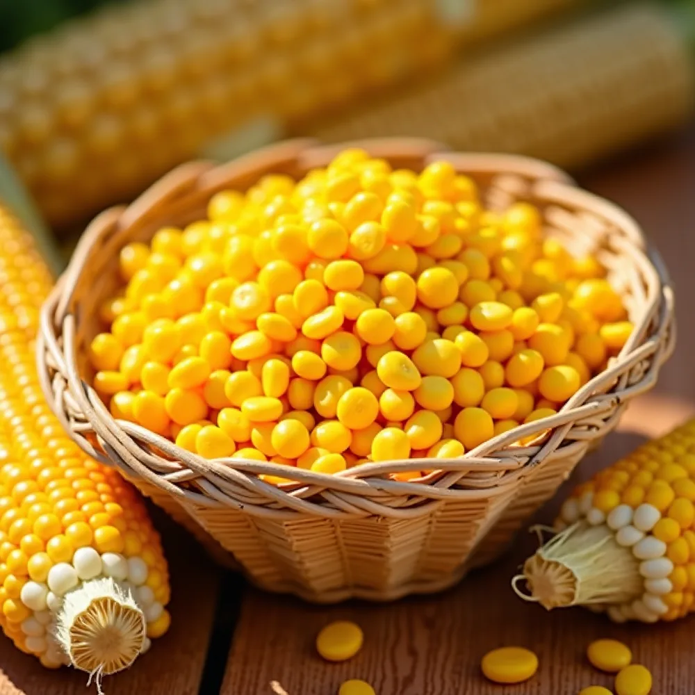 ذرت دانه‌ای بسته‌بندی